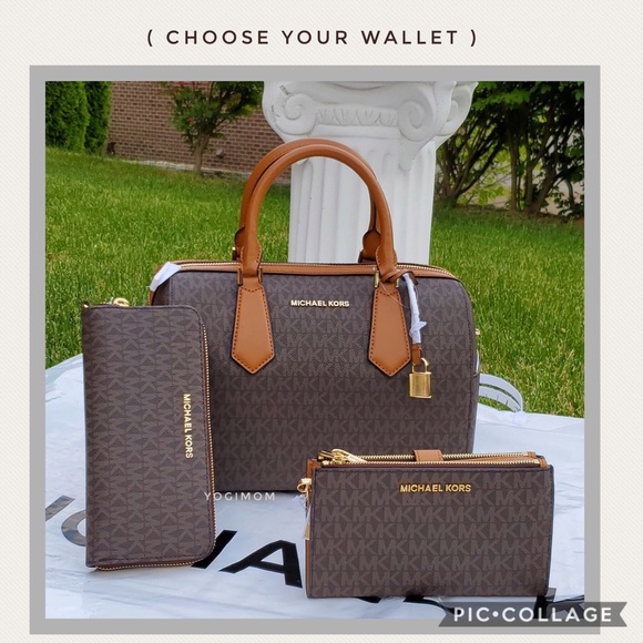 Michael Kors Handbags - BUNDLE MICHEALKORS Satchel DUFFLE HANDBAG Wristlet